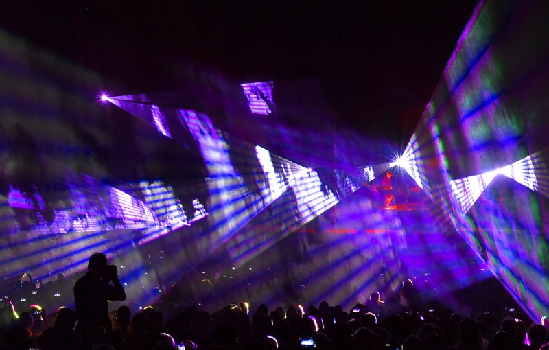 Jean Michel Jarre at Baalbeck Festival